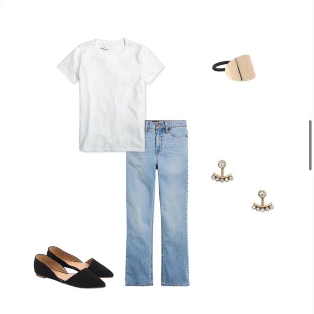 COPY - J Crew mid rise Flare crop jean size 29 *NWT*